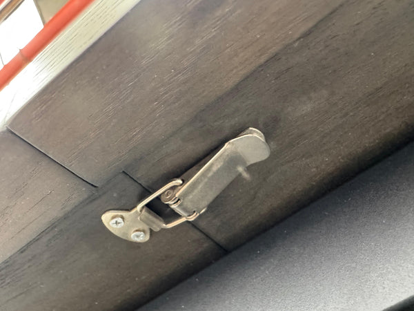 Jai Large Extending Dining Table Dark Oak Wooden Top 180-230cm