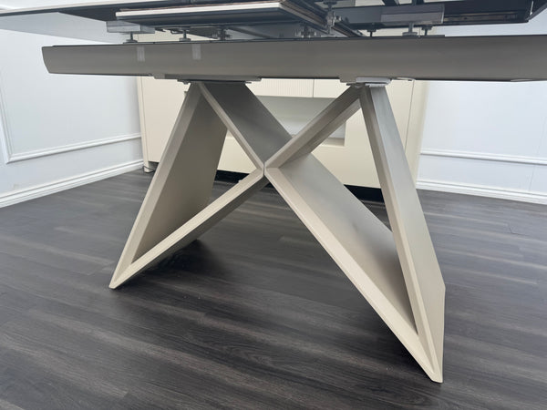 Mirage Small Extending Dining Table marble-effect ceramic top 140-170cm