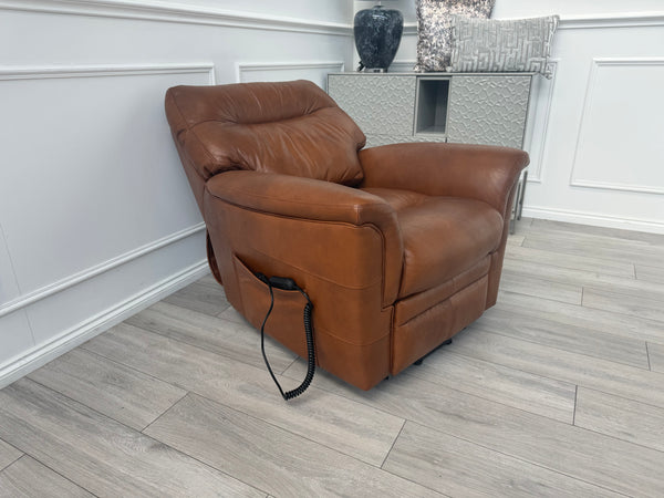 Hudson 23 Leather Lift and Rise Recliner Armchair Leather RRP £3445