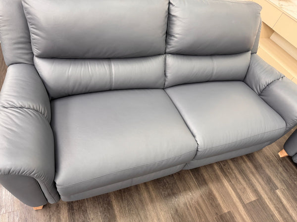 La Z Boy Vienna Pacific Leather 3 & 2 Seater Power Recliner Sofa Set