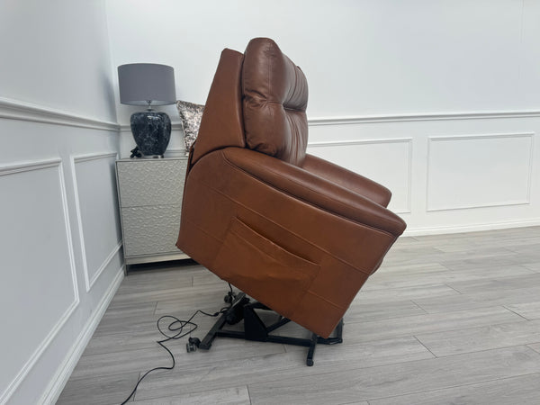 Hudson 23 Leather Lift and Rise Recliner Armchair Leather RRP £3445