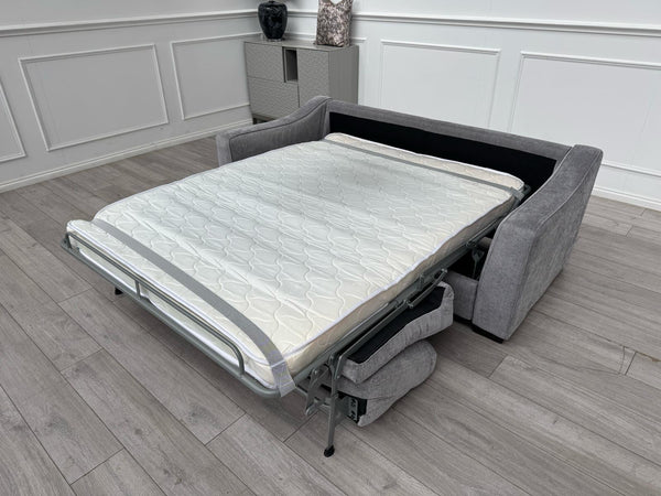 Furniture Village Optimus 3 Seater Sofabed Sofa Grey Fabric
