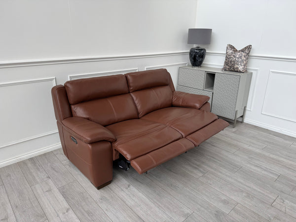 Furniture Village STARLIGHT EXPRESS Leather 3 Seater Power Recliner RRP £3345