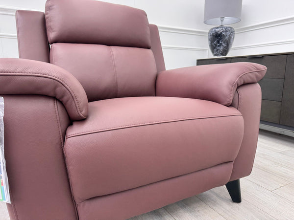 La Z Boy Bella Rose Brown Power Recliner Armchair