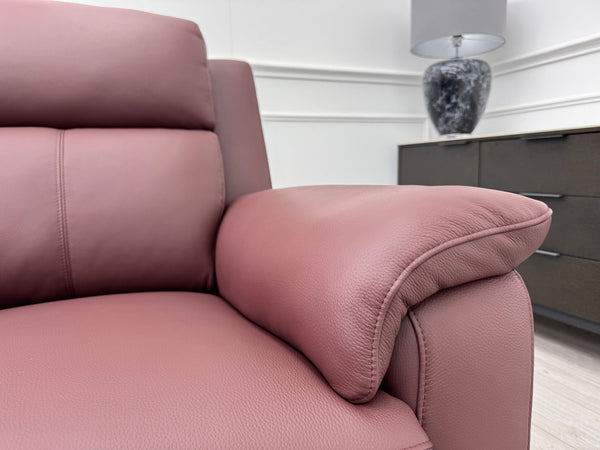 La Z Boy Bella Rose Brown Power Recliner Armchair