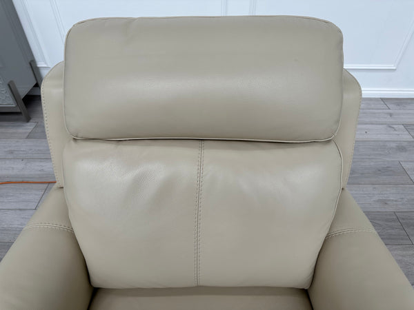 Zen Leather Power Recliner Chair Power Headrest Power Lumber