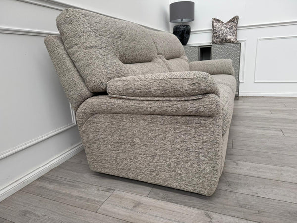 G Plan Seattle Woven Beige Fabric 3 Seater Sofa RRP £2552
