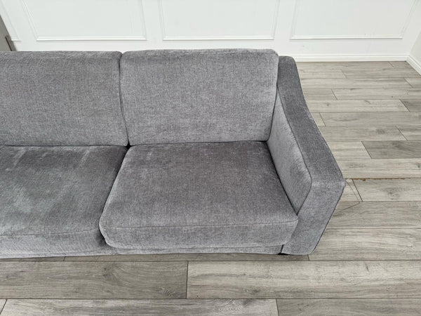 Furniture Village Optimus 3 Seater Sofabed Sofa Grey Fabric