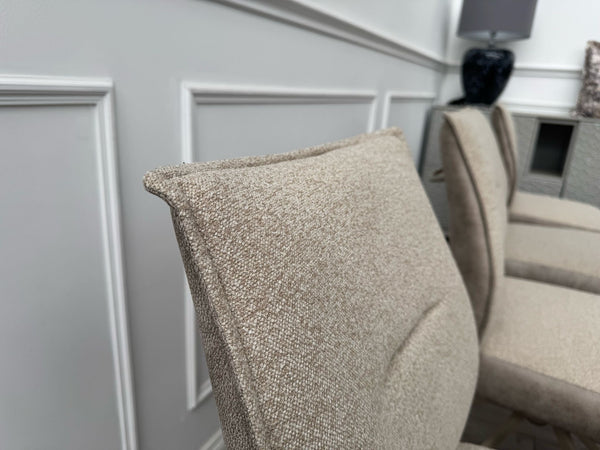 Furniture Village Mirage Taupe Beige Fabric Dining Chair (choose quantity)