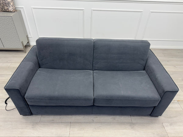 Furniture Village Electric 3 Seater Sofa Bed Charcoal Grey