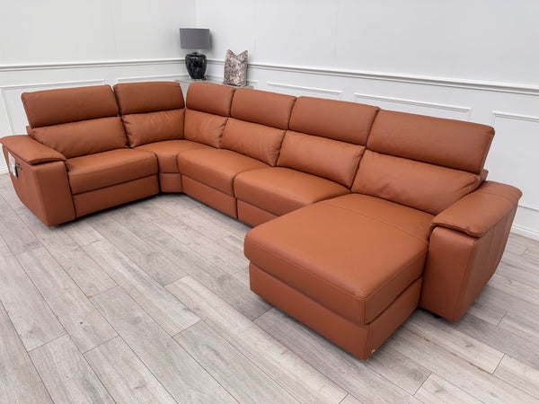 Nicoletti Davide Modular Corner Sofa Chaise Lounger Power Recliner