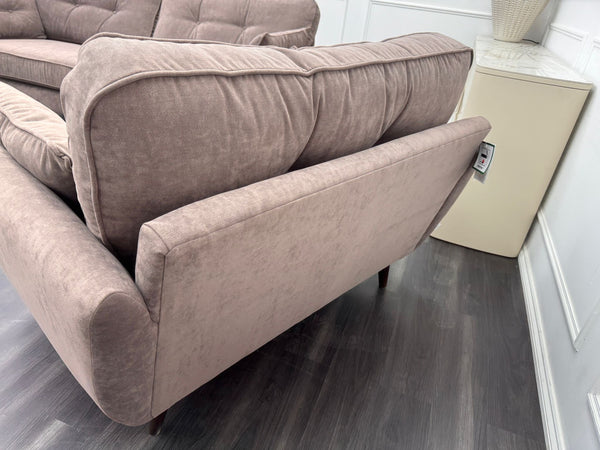 French Connection Zinc Mocha 4 Seater Sofa and Cuddle Loveseat Chair Sofa Set