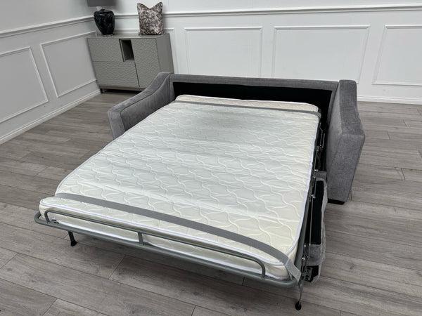 Furniture Village Optimus 3 Seater Sofabed Sofa Grey Fabric