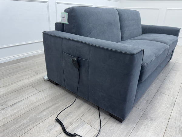 Furniture Village Electric 3 Seater Sofa Bed Charcoal Grey