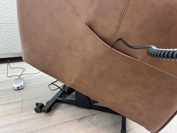 Parker Knoll Boston Leather Lift and Rise Recliner Armchair Brown Leather RRP £3445