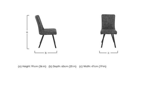 Earth Graphite Soft Faux Leather Contemporary Stylish Aesthetic Grey Dining Chair (Choose Quantity)