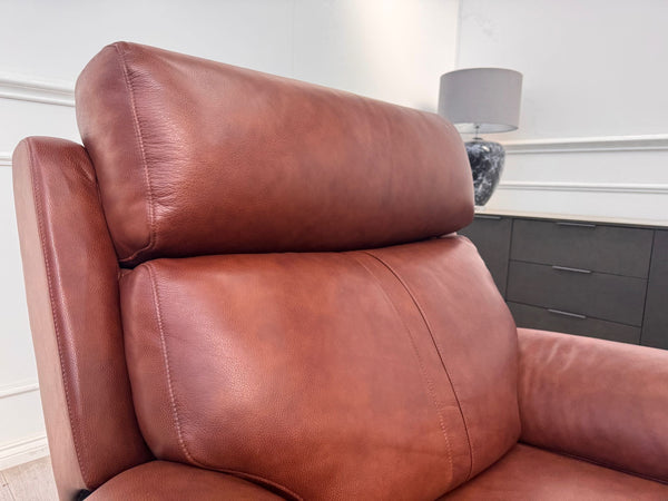 La-Z-Boy Winchester Brown Leather Power Recliner Armchair