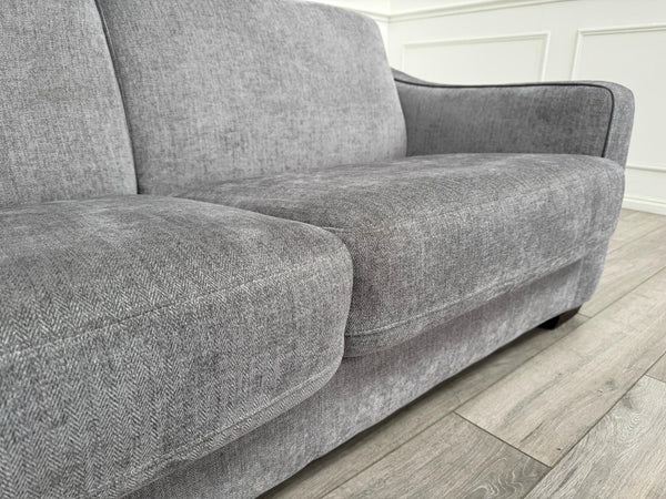 Furniture Village Optimus 3 Seater Sofabed Sofa Grey Fabric