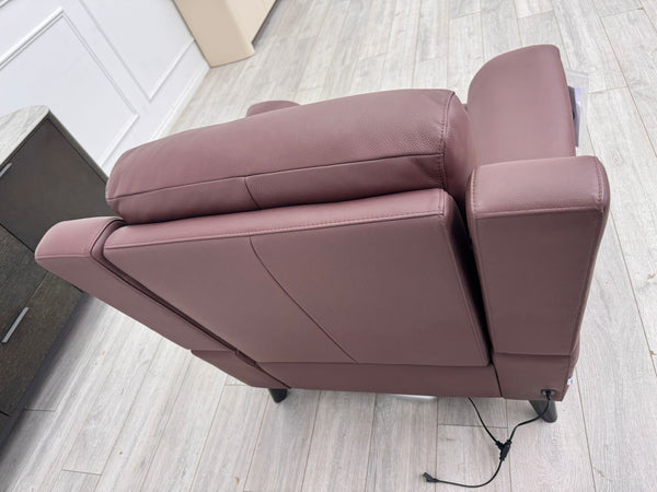 La Z Boy Bella Rose Brown Power Recliner Armchair