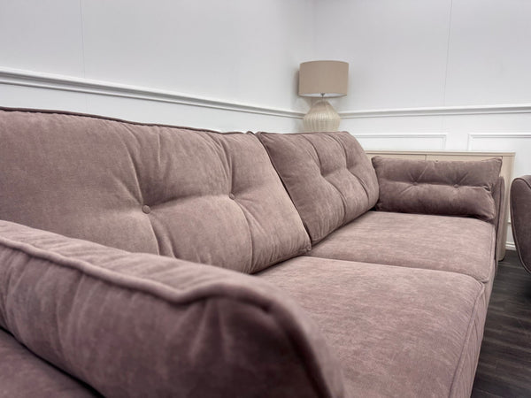French Connection Zinc Mocha 4 Seater Sofa and Cuddle Loveseat Chair Sofa Set