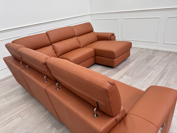 Nicoletti Davide Modular Corner Sofa Chaise Lounger Power Recliner