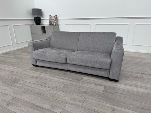 Furniture Village Optimus 3 Seater Sofabed Sofa Grey Fabric