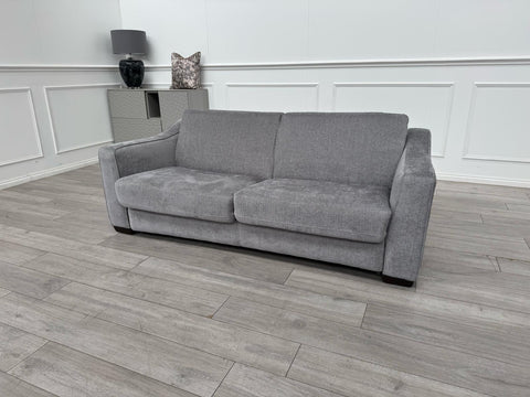 Furniture Village Optimus 3 Seater Sofabed Sofa Grey Fabric