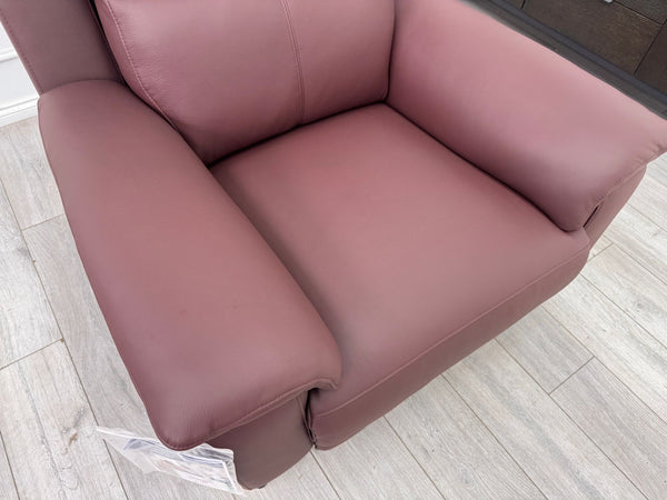 La Z Boy Bella Rose Brown Power Recliner Armchair