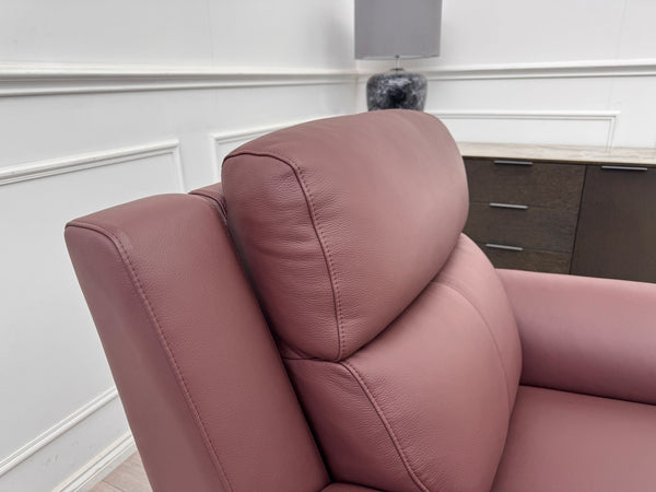 La Z Boy Bella Rose Brown Power Recliner Armchair
