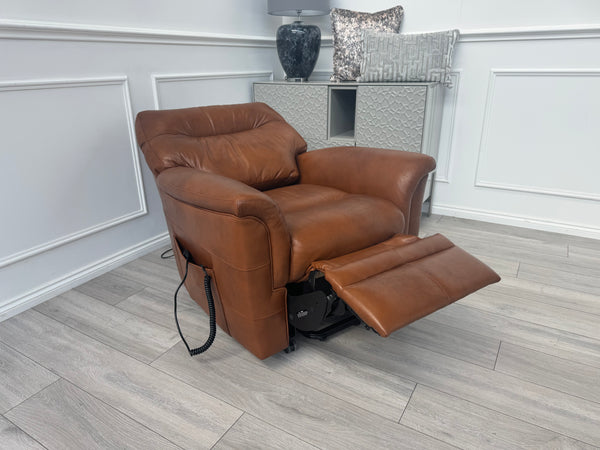 Hudson 23 Leather Lift and Rise Recliner Armchair Leather RRP £3445