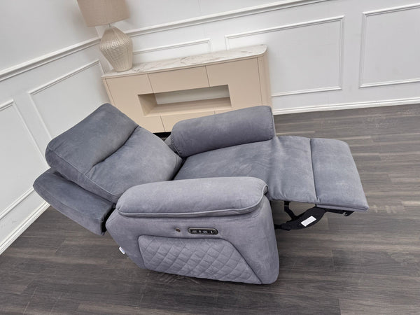La Z Boy Austin Roxy Shadow Power Recliner Fabric Armchair