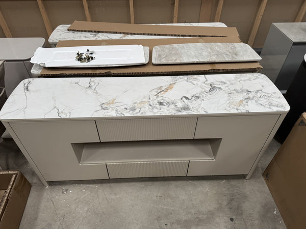 Furniture Village Avorio Large 2 Door 2 Drawer Sideboard with LED 3