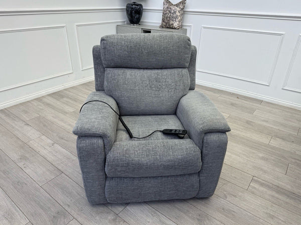 Furniture Village Kirk Lift and Rise Recliner Armchair Grey Fabric13