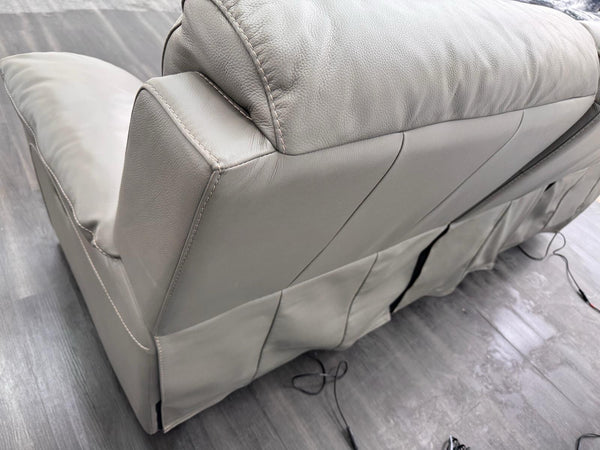 Furniture Village Moreno Power Recliner 3 Seater Sofa Grey Leather8