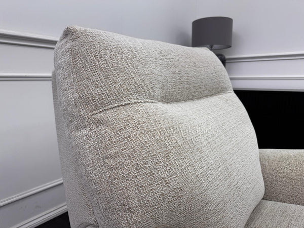 Parker Knoll Hudson 23 Beige Fabric Armchair Power Recliner & Headrest & Lumbar17