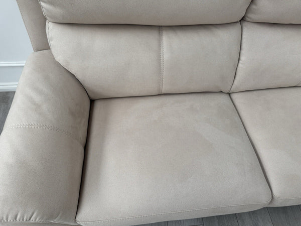 Furniture Village Contempo Static Corner Sofa In Beige Fabric16