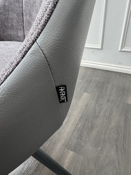 Furniture Village Jose dark grey swivel dining chair (Pre-sale, Read Desc)6