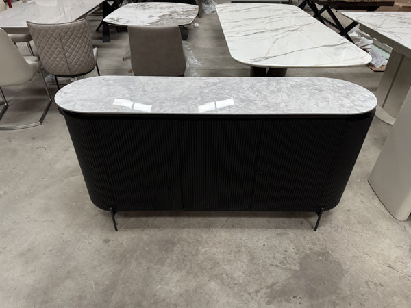 Furniture Village CRETE Large 3 Door Ceramic Top Sideboard 6