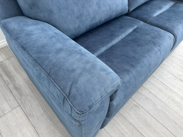 G PLAN Thornbury Static 3 Seater Sofa In Indigo Stingray Velvet Fabric6