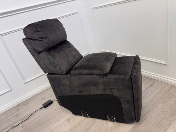 Sofology Radleigh Console Charcoal Velvet Cup Holders Storage14