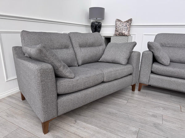 Furniture Village UNIQA Grey Fabric 3 & 2 & 1 Seater Power Recliner Sofa Set11