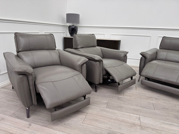 FV Jude 3 Seater & 2x Armchair Power Recliner Sofa Set with Telescopic Headrests7