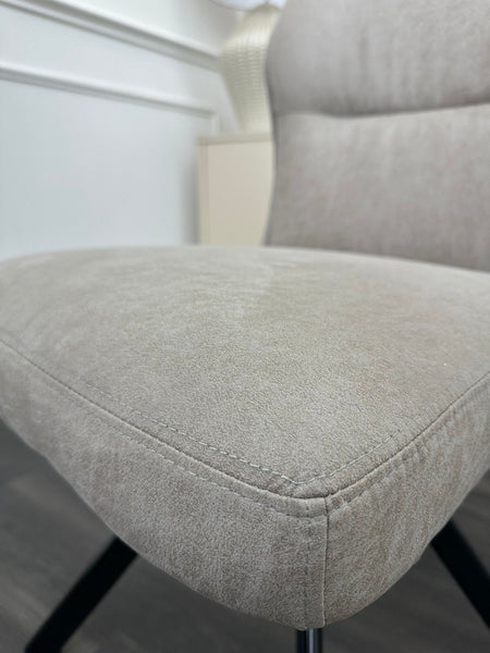Furniture Village Loki Taupe Swivel Dining Chair With Handle (Pre-sale)16
