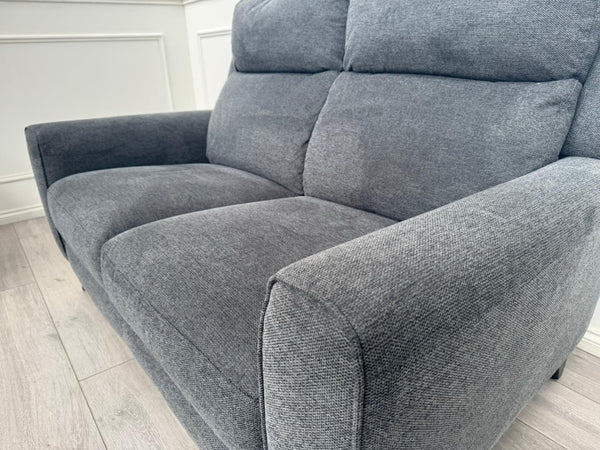 Furniture Village Zen Grey Fabric 3 &2 Seater Sofa Set4