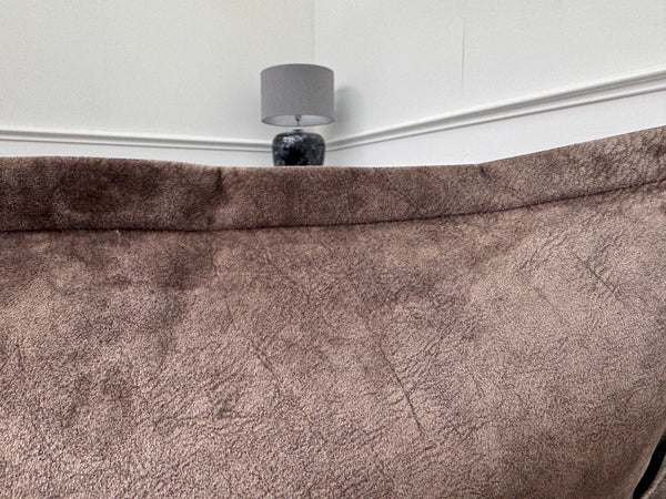 FURNITURE VILLAGE ARIANA 2 Seater Sofa Cuddle Set Classic Back Dapple Chocolate17