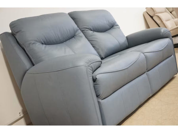 G Plan Amesbury cambridge sky leather standard 2 seater sofa1