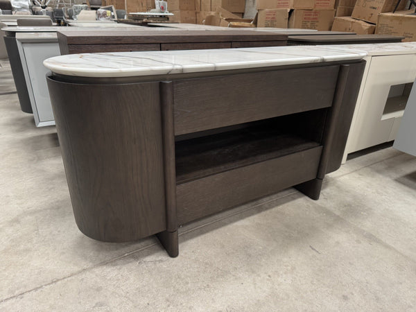 Furniture Village CAMINO Large 2 Door 2 Drawer Sideboard LED - Granite Top12