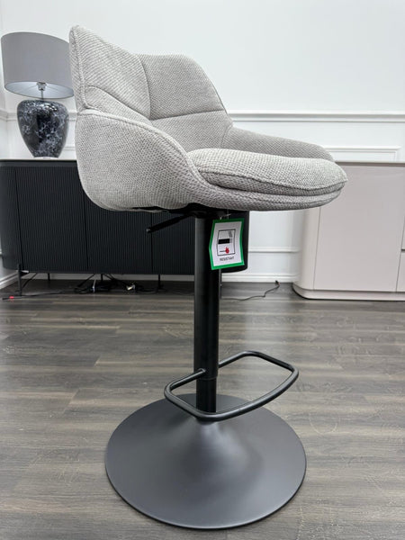 Furniture Village Kiara grey/taupe swivel dining barstool (Pre-sale)8