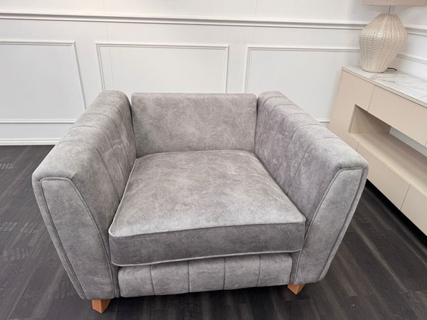 DFS Cherished Armchair Grey Fabric (Fast Delivery)13