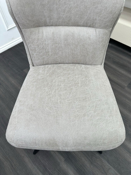 Furniture Village Loki Taupe Swivel Dining Chair With Handle (Pre-sale)7